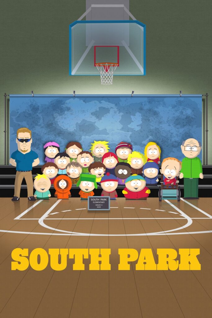 Portada oficial de la serie South Park en español latino online